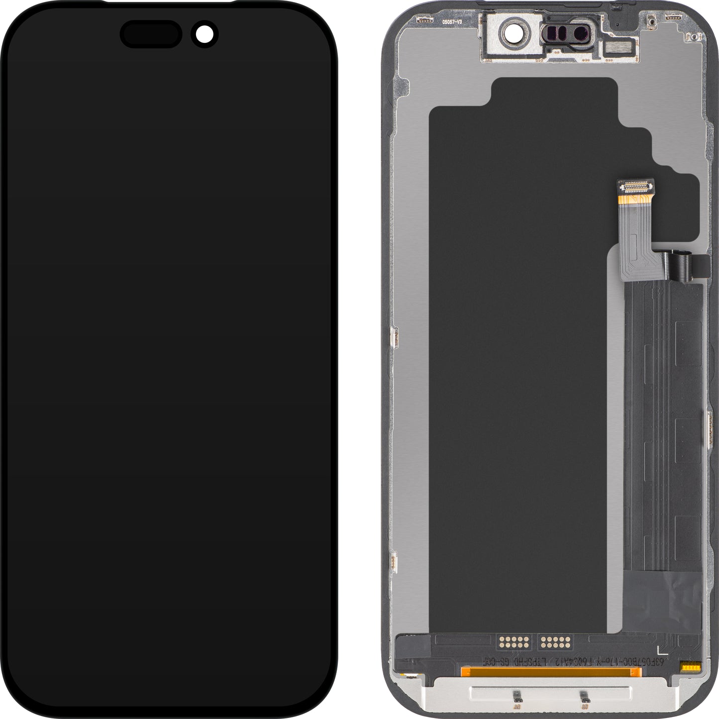 Display con Touchscreen ZY per Apple iPhone 17 Pro, con Cornice, Versione LCD In-Cell IC Movable, Nero