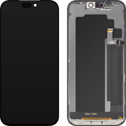 Display con Touchscreen ZY per Apple iPhone 17 Pro Max, con Cornice, Versione LCD In-Cell IC Movable, Nero