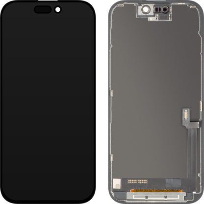 Display con Touchscreen ZY per Apple iPhone 17, con Cornice, Versione LCD In-Cell IC Movable, Nero