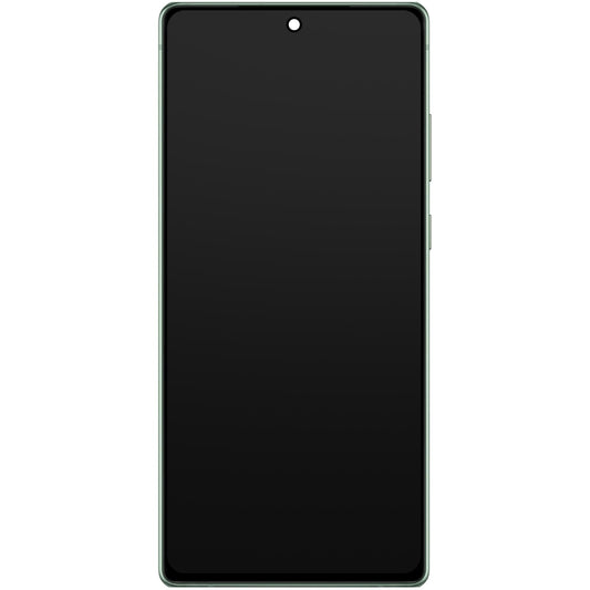 Display touchscreen Samsung Galaxy Note 20 5G N981 / Note 20 N980, con cornice, verde, Service Pack GH82-23495C