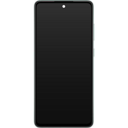 Display touchscreen Samsung Galaxy A52s 5G A528, con cornice, verde, Service Pack GH82-26861E