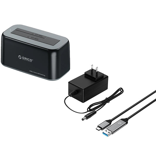 Docking Station Orico 6819C3 1-Drive per HDD / SSD SATA 2.5 pollici / 3.5 pollici, Nero