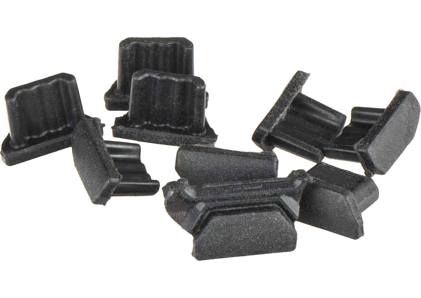 Tappo Antipolvere Porta Telefono OEM, microUSB, Set 10 pezzi, Nero