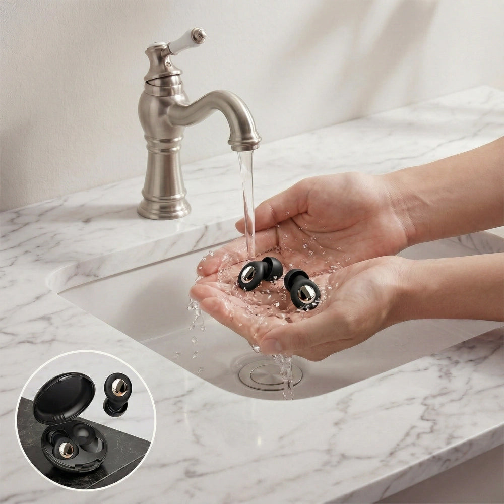 Tappi per le Orecchie Tech-Protect QuietFit, Neri