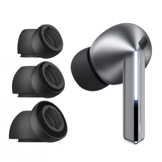 Tappi Tech-Protect per Samsung Galaxy Buds3 Pro, Taglia S / M / L, Neri