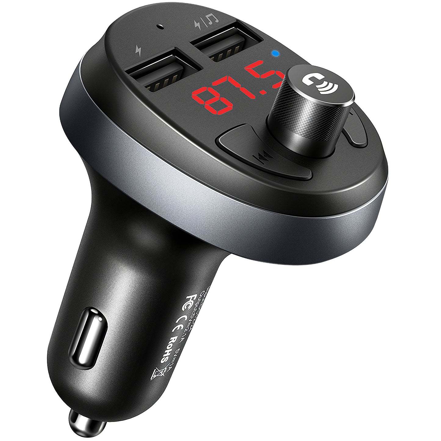Modulatore FM Bluetooth McDodo, 2 x USB-A