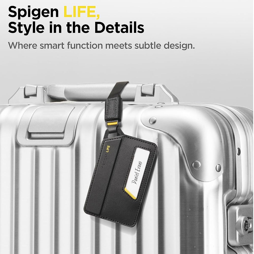 Spigen Luggage Tag LF510 Handbag / Suitcase Tag, Black AHP09776