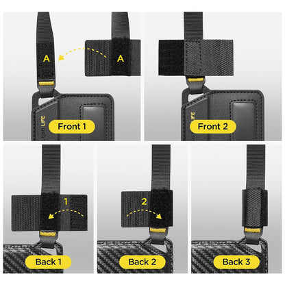 Spigen Luggage Tag LF510 Handbag / Suitcase Tag, Black AHP09776
