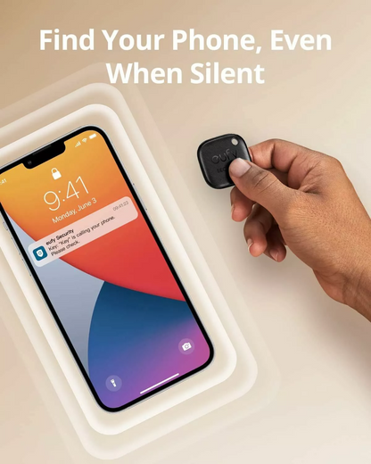 Eufy Security SmartTrack Link per iOS Series, Set 2 Pezzi, Nero E87B0011