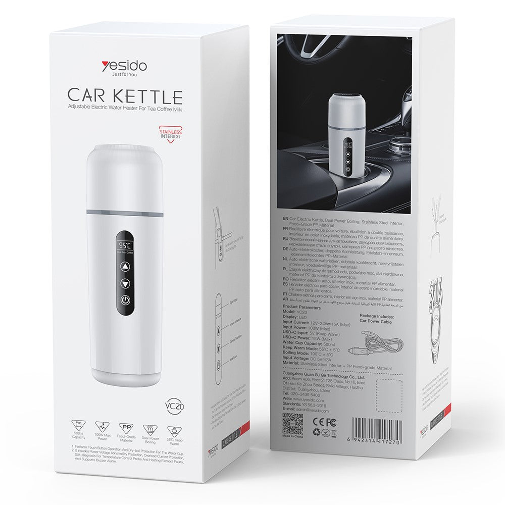 Bollitore Auto Elettrico Yesido VC20