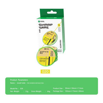 Filo Molibdeno 2UUL 020 GS per Orologio, 100m