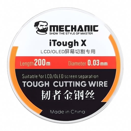 Filo di Molibdeno Meccanico iTough X, 0,03mm, 200m