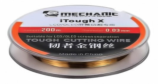 Filo di Molibdeno Meccanico iTough X, 0,03mm, 200m