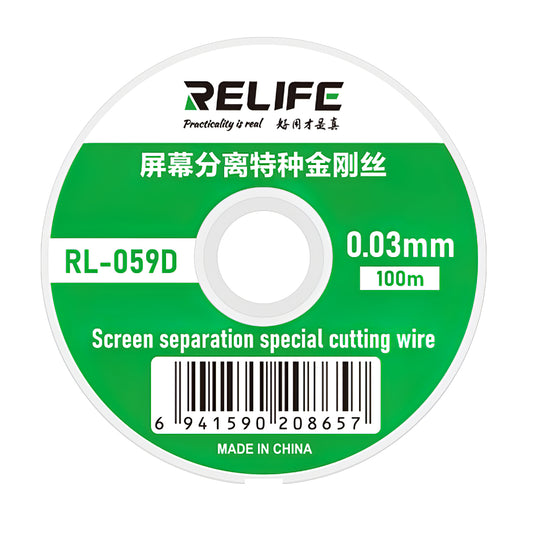 Filo di Molibdeno Relife RL-059D, 0,03mm, 100m