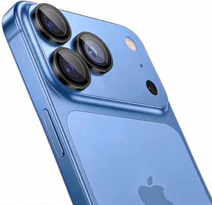 Pellicola protettiva per fotocamera posteriore Tech-Protect CamRing Fit+ per Apple iPhone 18 Pro / 18 Pro Max, vetro temperato, nero