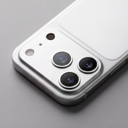 Pellicola protettiva per fotocamera posteriore Tech-Protect CamFull Fit+ per Apple iPhone 18 Pro, vetro temperato, argento