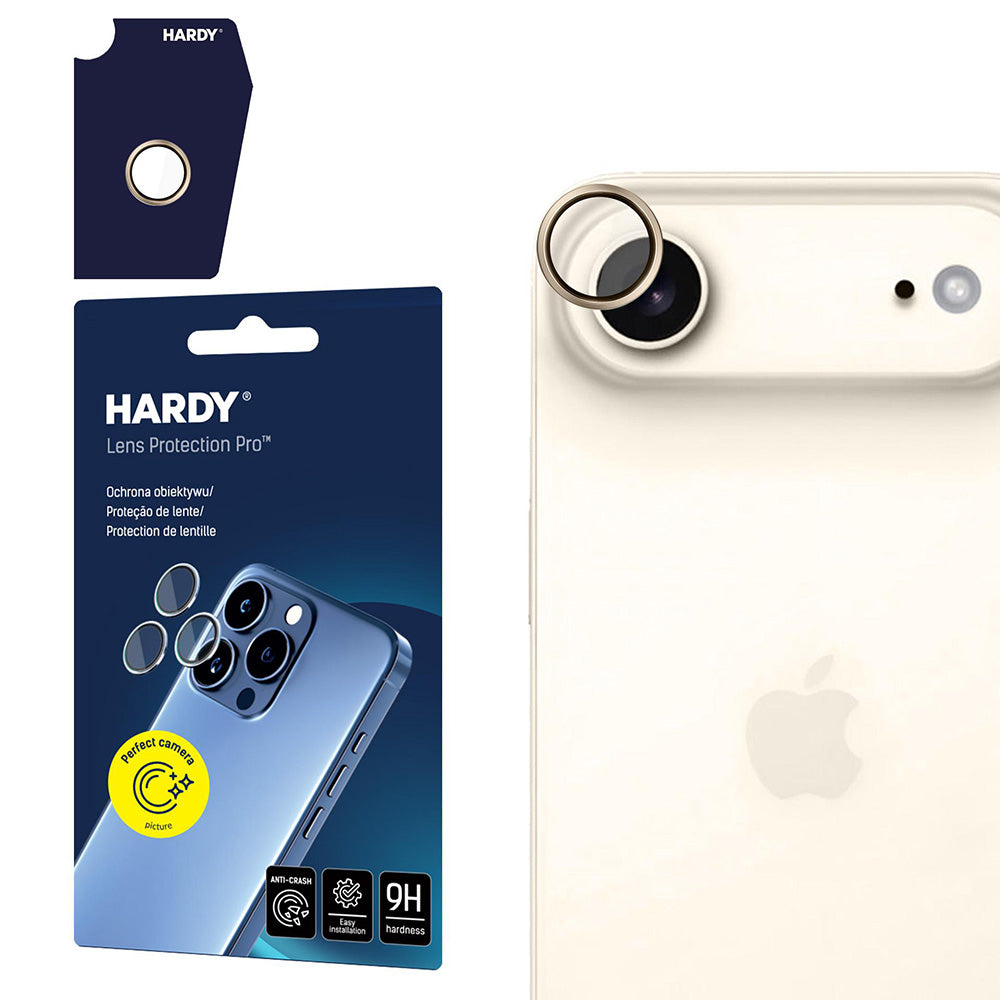 Pellicola protettiva Posteriore 3MK Hardy Protection Pro per Apple iPhone 17 Air, Vetro Temperato, Dorata