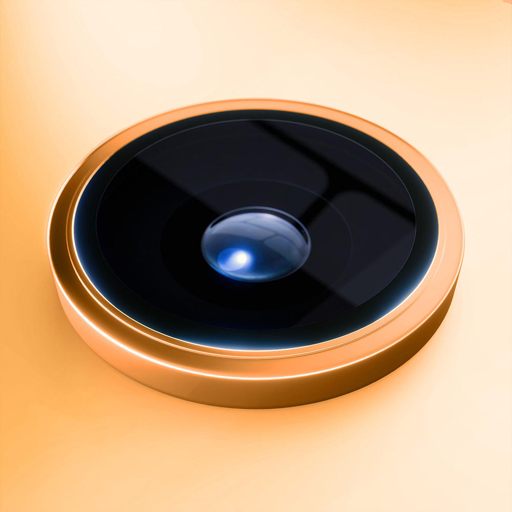 Pellicola Protettiva Posteriore Camera 3MK Hardy Protection Pro per Apple iPhone 17 Pro Max / 17 Pro, Vetro Temperato, Arancione