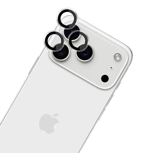 Pellicola Protettiva Posteriore Camera 3MK Hardy Protection Pro per Apple iPhone 17 Pro Max / 17 Pro, Vetro Temperato, Trasparente