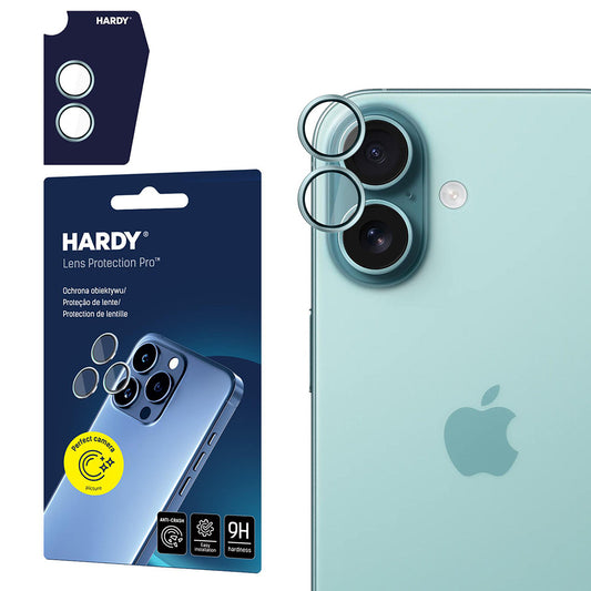 Pellicola Protettiva Posteriore 3MK Hardy Protection Pro per Apple iPhone 17, Vetro Temperato, Verde