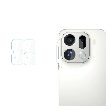 Pellicola Protettiva Posteriore per Fotocamera 3MK Protection per Oppo Find X9 Pro, Vetro Temperato, Set 4 pezzi, Trasparente