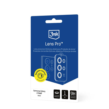 Pellicola protettiva per fotocamera posteriore 3MK Protection Pro per Samsung Galaxy Z Fold7 F966, vetro temperato, trasparente