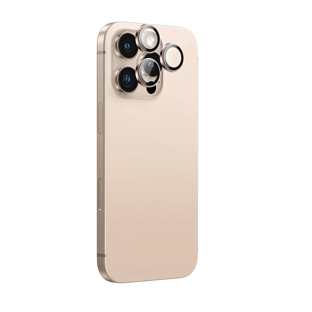 Anank AR Rear Camera Protective Film for Apple iPhone 16 Pro Max / 16 Pro, Tempered Glass, Gold