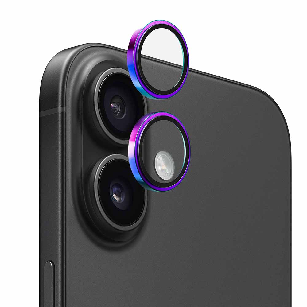 Pellicola protettiva Anank AR per fotocamera posteriore per Apple iPhone 17, Vetro Temperato, Multicolore