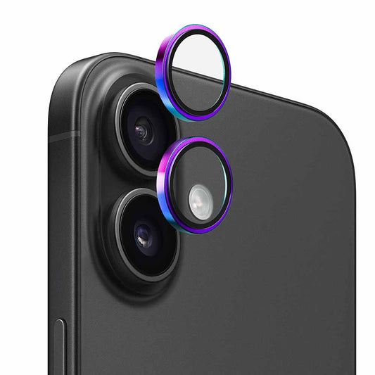 Pellicola protettiva Anank AR per fotocamera posteriore per Apple iPhone 17, Vetro Temperato, Multicolore