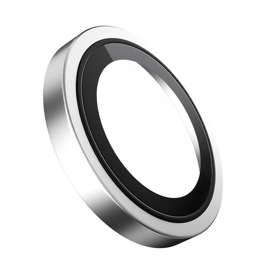 Pellicola protettiva per fotocamera posteriore Blueo Metal Frame per Apple iPhone 16 Plus / 16, Vetro temperato, Argento
