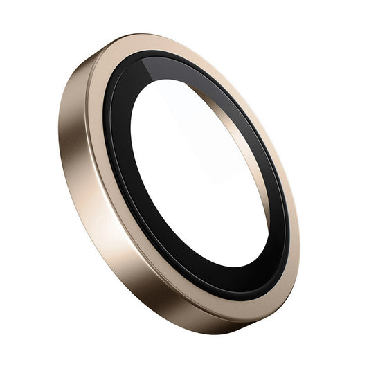 Pellicola protettiva per fotocamera posteriore Blueo Metal Frame per Apple iPhone 16 Pro Max / 16 Pro, vetro temperato, bronzo