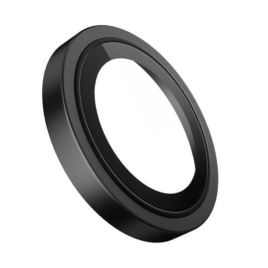 Pellicola protettiva per fotocamera posteriore Blueo Metal Frame per Apple iPhone 17e / 16e, vetro temperato, nero
