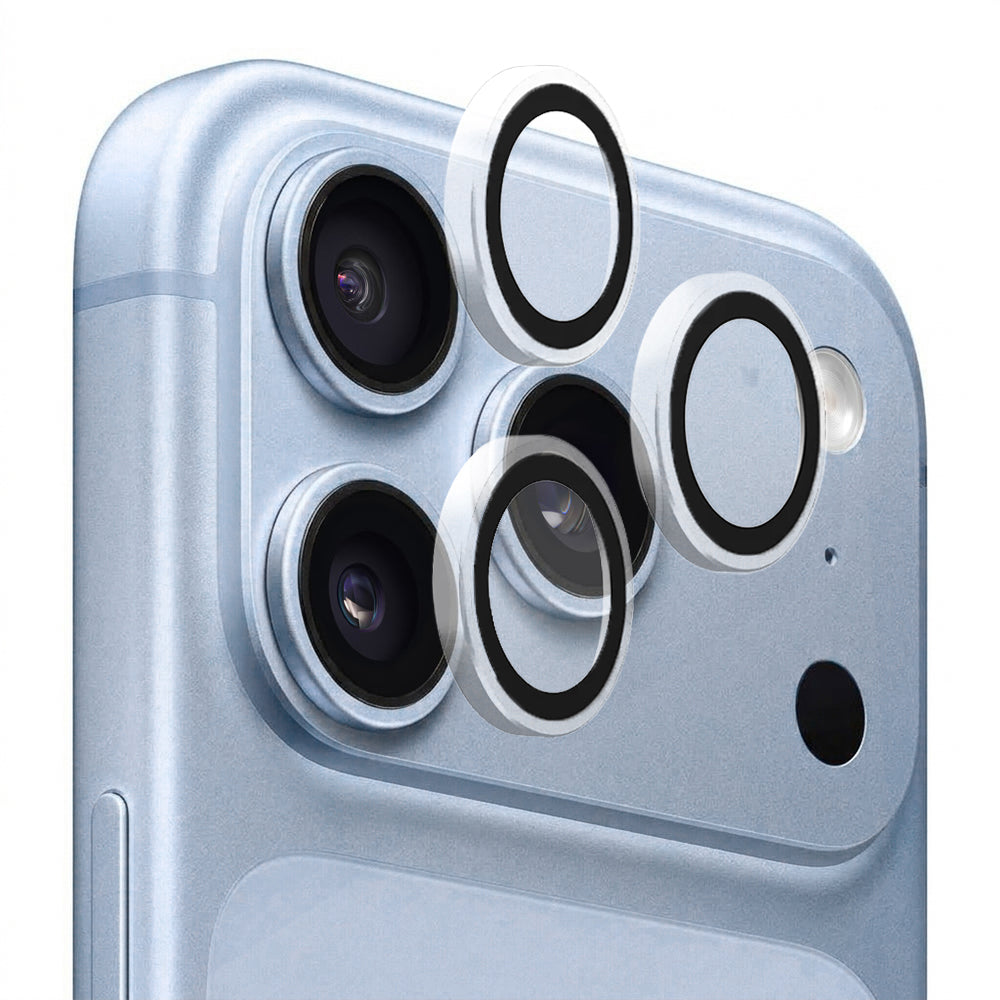 Pellicola protettiva per fotocamera posteriore Blueo Metal Frame per Apple iPhone 18 Pro / 18 Pro Max, vetro temperato, trasparente