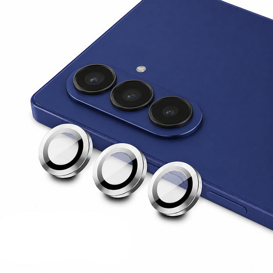 Pellicola protettiva per fotocamera posteriore Blueo per Samsung Galaxy Z Fold8 Ultra F976 / Z Fold7 F966, Vetro temperato, Argento