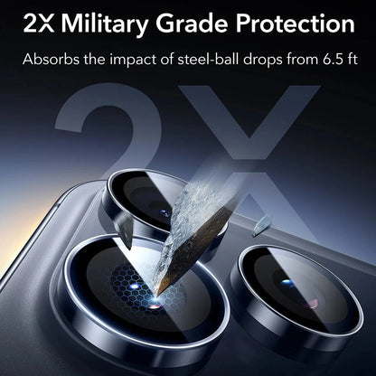 Pellicola Protettiva Posteriore ESR Armorite per Apple iPhone 17 Pro Max / 17 Pro / 16 Pro Max / 16 Pro, Vetro Temperato, Blu