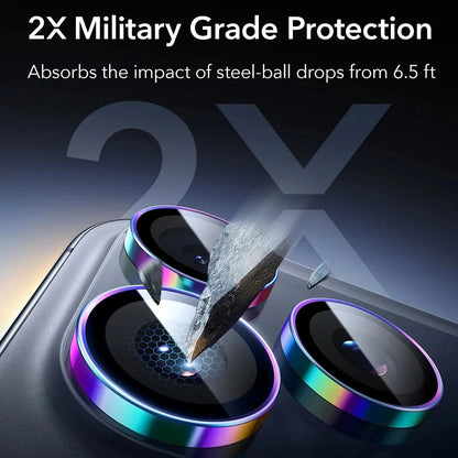 Pellicola Protettiva Posteriore ESR Armorite per Apple iPhone 17 Pro Max / 17 Pro / 16 Pro Max / 16 Pro, Vetro Temperato, Multicolore