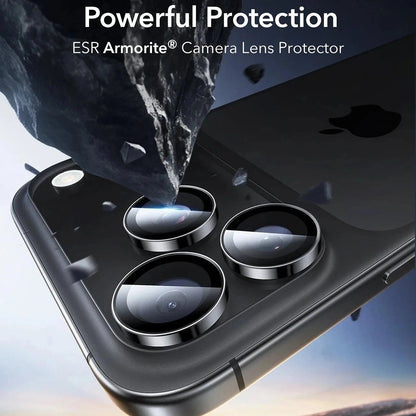 Pellicola Protettiva Posteriore ESR Armorite per Apple iPhone 17 Pro Max, Vetro Temperato, Set 2 pezzi, Nera
