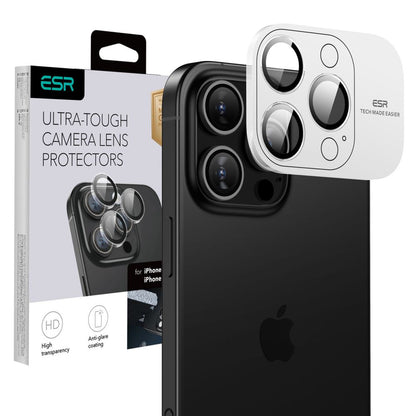 Pellicola protettiva per fotocamera posteriore ESR Armorite per Apple iPhone 17 Pro Max / 17 Pro / 16 Pro Max / 16 Pro, Vetro Temperato, Trasparente