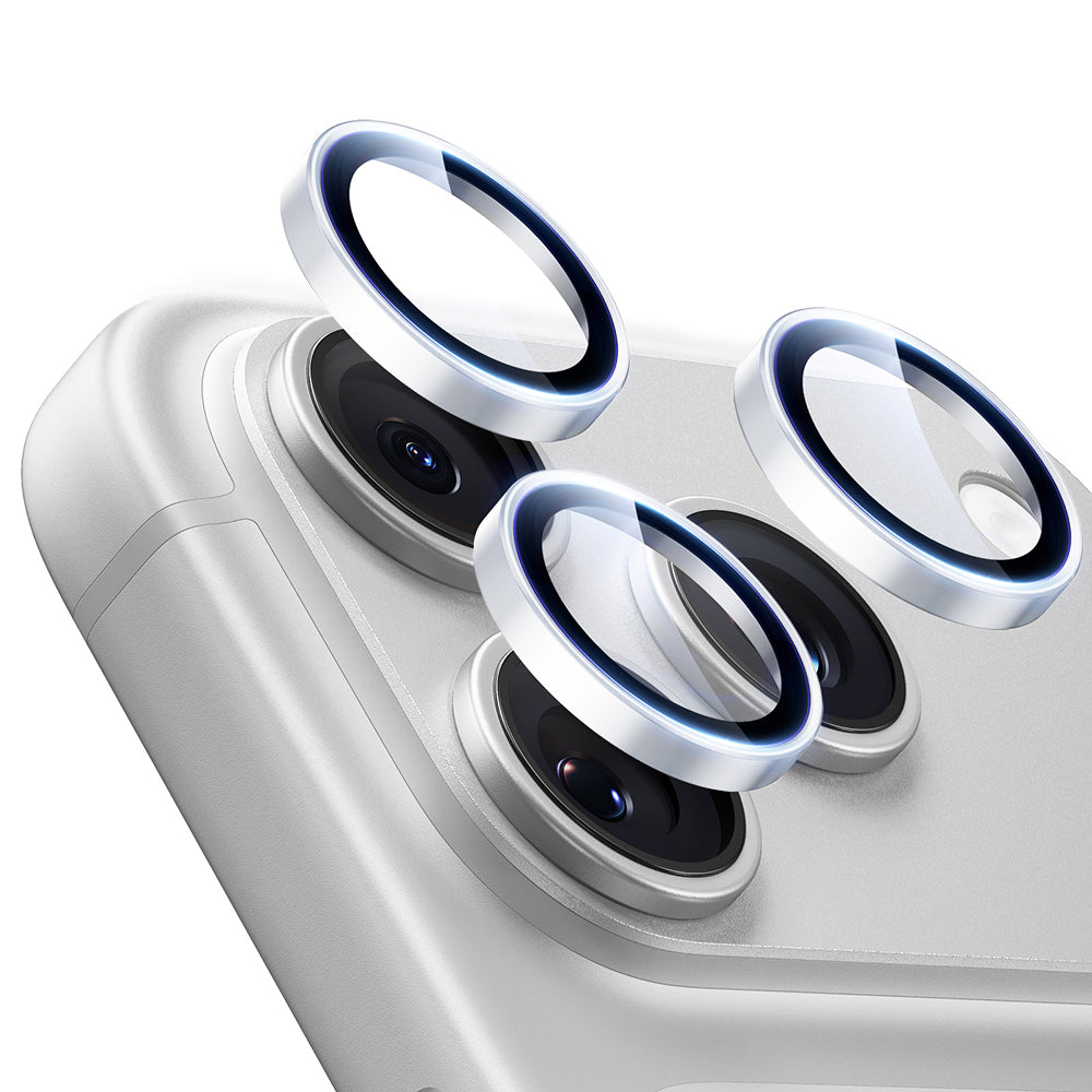 Pellicola protettiva per fotocamera posteriore ESR Armorite per Apple iPhone 18 Pro / 18 Pro max, vetro temperato, argento