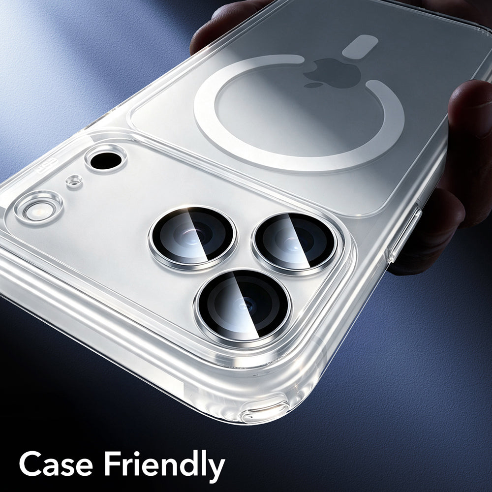 Pellicola protettiva per fotocamera posteriore ESR Armorite per Apple iPhone 18 Pro / 18 Pro max, vetro temperato, argento