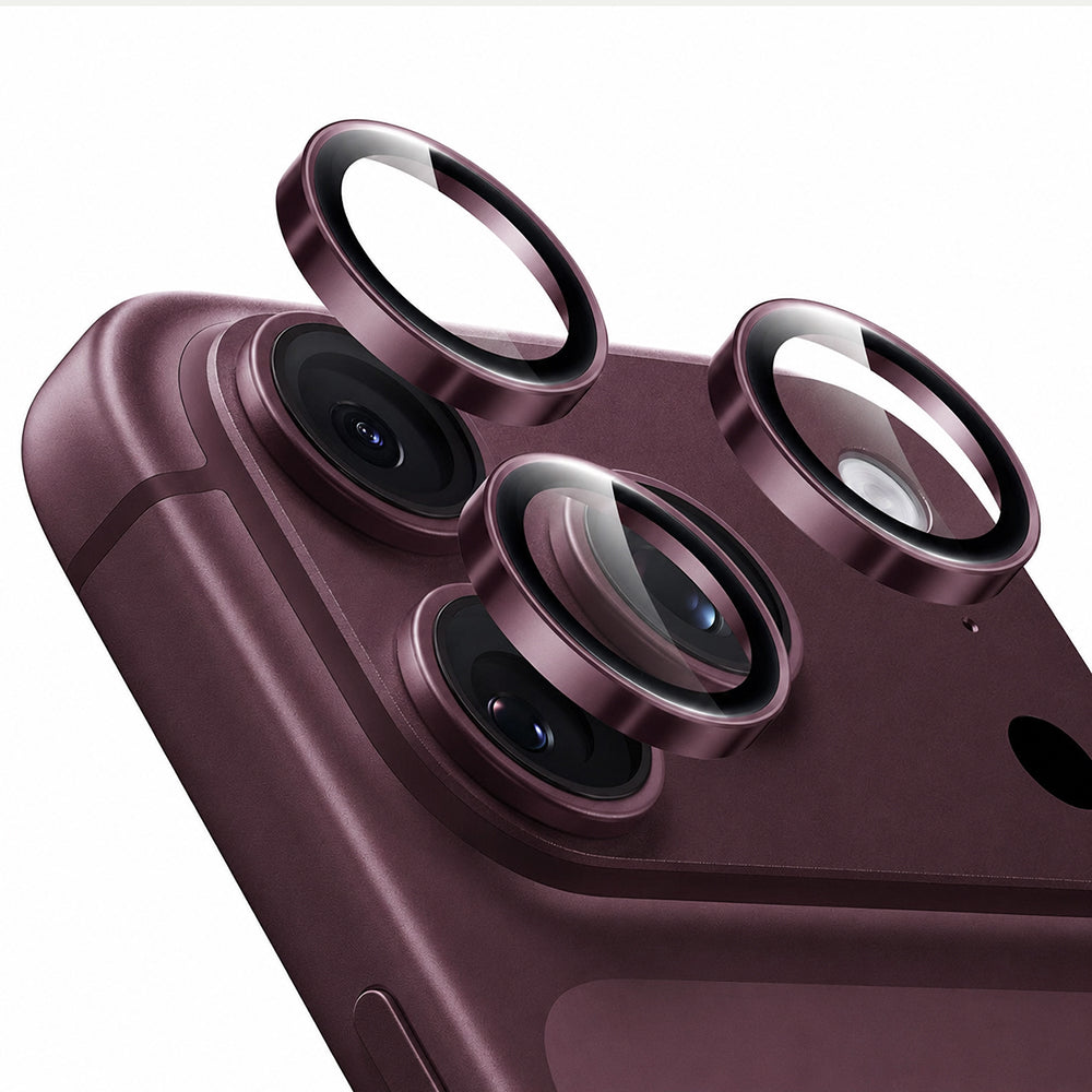 Pellicola protettiva per fotocamera posteriore ESR Armorite per Apple iPhone 18 Pro / 18 Pro max, vetro temperato, bordeaux scuro