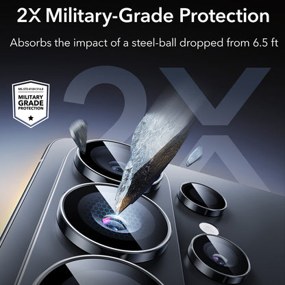 Pellicola Protettiva Posteriore ESR Armorite per Samsung Galaxy S26 Ultra, Vetro Temperato, Nero