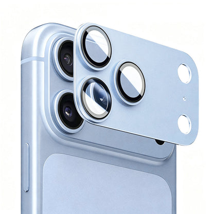 Pellicola protettiva per fotocamera posteriore Lito Crown Halo AR + AF per Apple iPhone 18 Pro Max, vetro temperato, blu