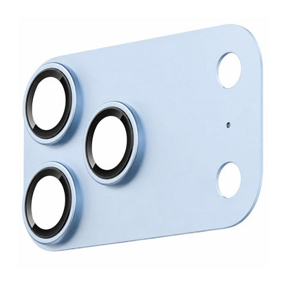 Pellicola protettiva per fotocamera posteriore Lito Crown Halo AR + AF per Apple iPhone 18 Pro Max, vetro temperato, blu