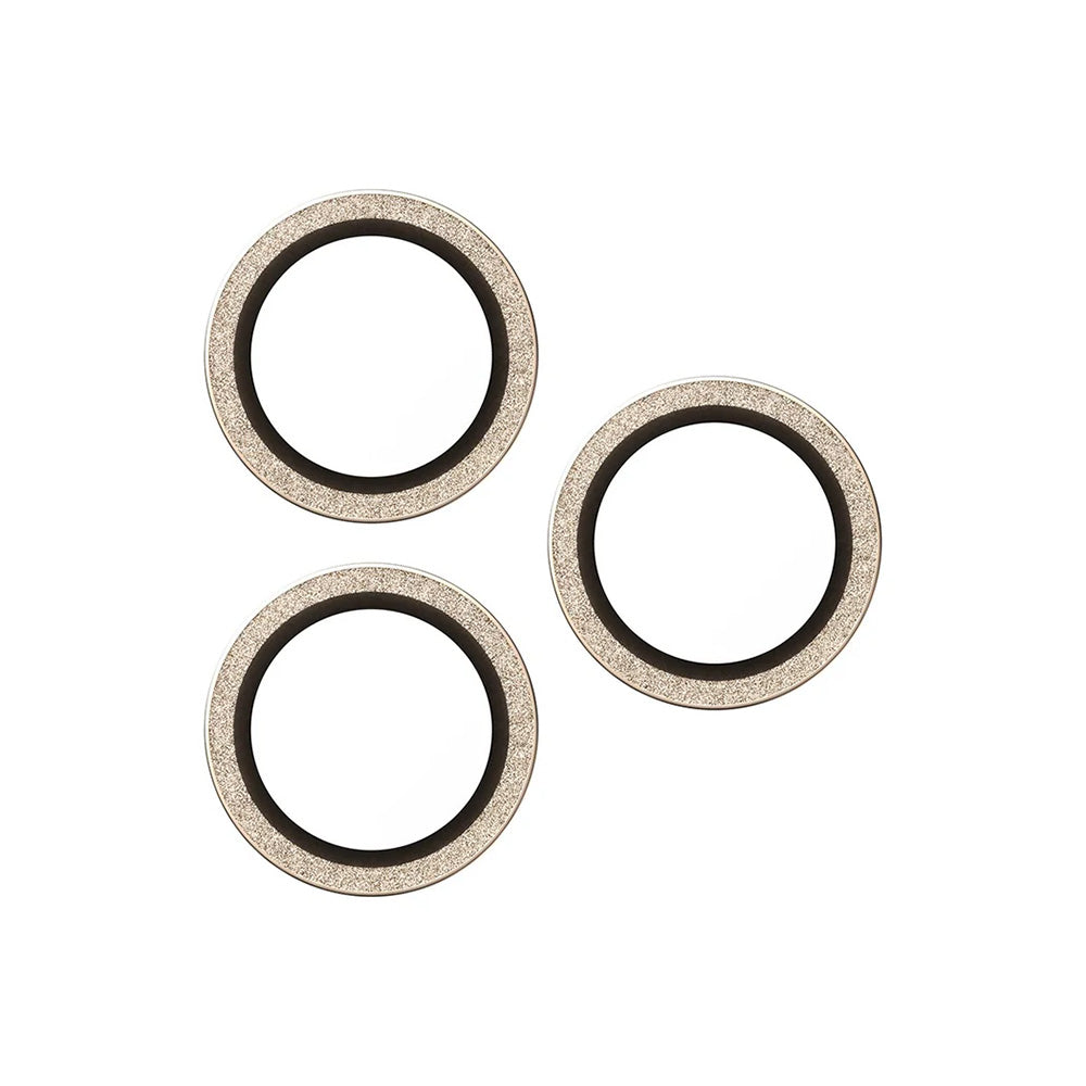 Pellicola protettiva per Fotocamera Posteriore PanzerGlass Hoops Glitter per Apple iPhone 17 Pro Max / 17 Pro / 16 Pro Max / 16 Pro, Vetro Temperato, Dorata