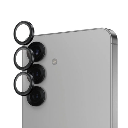 Pellicola Protettiva Posteriore PanzerGlass Hoops per Samsung Galaxy S25 S931, Vetro Temperato, Nero