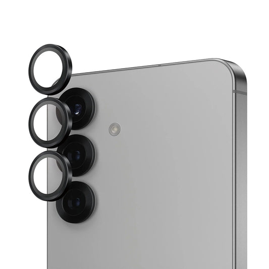 Pellicola Protettiva Posteriore PanzerGlass Hoops per Samsung Galaxy S25 S931, Vetro Temperato, Nero