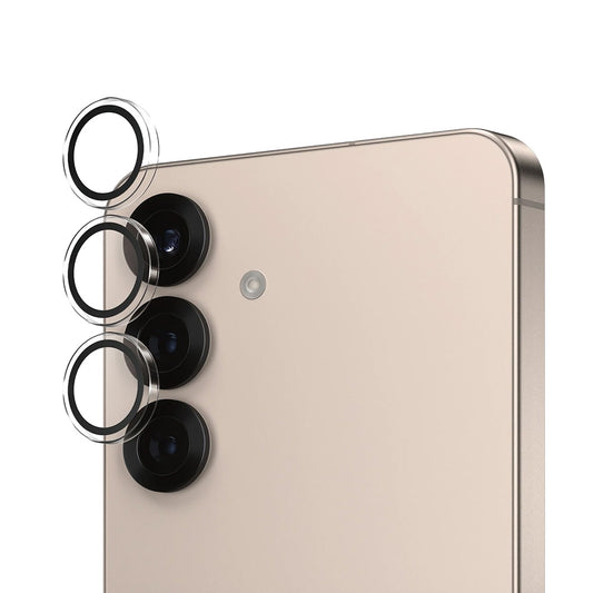 Pellicola protettiva per Fotocamera Posteriore PanzerGlass Hoops per Samsung Galaxy S25 S931, Vetro Temperato, Trasparente