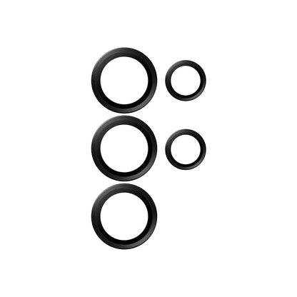 Pellicola Protettiva Posteriore PanzerGlass Hoops per Samsung Galaxy S25 Ultra S938, Vetro Temperato, Nero
