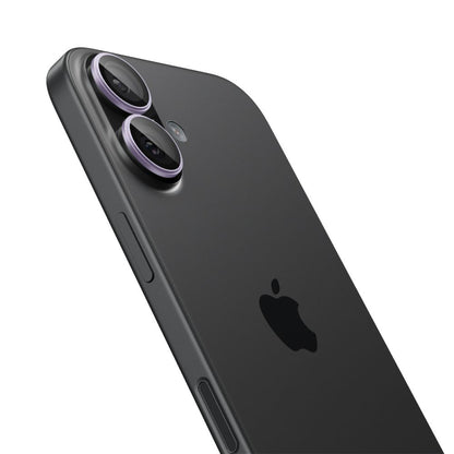 Pellicola protettiva per Fotocamera Posteriore Spigen GlastR EZ FIT Optik Pro per Apple iPhone 17 / 16 Plus / 16, Vetro Temperato, Set 2 pezzi, Viola